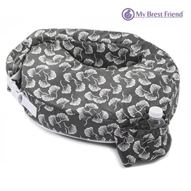 美国My Brest Friend 可调式O型哺乳枕(纯棉);银叶炭灰