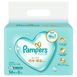 Pampers 親膚嬰兒濕紙巾-56片X6包