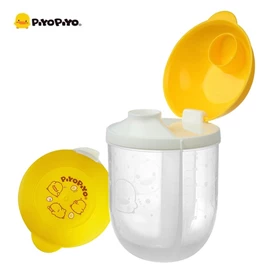 台灣黃色小鴨 便攜式旋轉三格奶粉罐