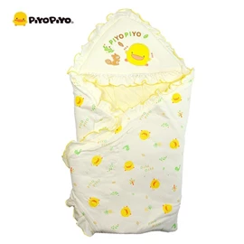 台灣黃色小鴨 冬季包巾-黃色