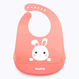 Snapkis Oh-So-Soft 柔軟食物級矽膠圍兜-Bunny