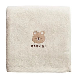 韩国Baby&I 竹纤维婴儿浴巾-象牙白熊熊(147933)