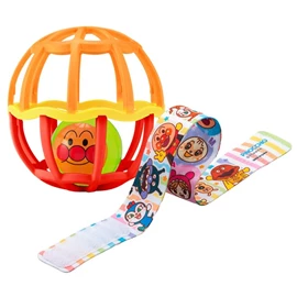 麵包超人 噹噹膠波(附吊帶)-紅/橙