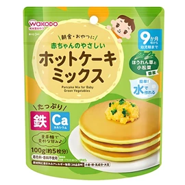 日本和光堂 班戟粉-菠菜小松菜味 100g