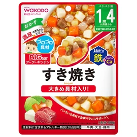 日本和光堂 便利即食餐包-壽喜燒牛肉蔬菜豆腐 100g