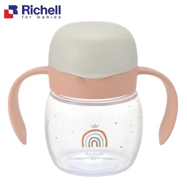日本Richell TLI 第4代 直飲水杯/ 彩虹 200ml