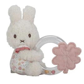 Tiamo 嬰兒布質易握搖鈴/ Miffy 幸運系列 粉紅