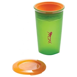 美國Wow Cup Kids 360度防漏學飲杯/ 266ml 綠色