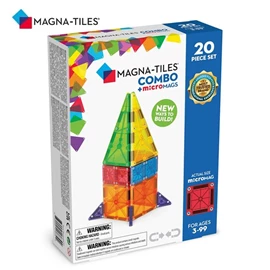 Magna-Tiles 磁力积木-MicroMAGS 组合套装 20片