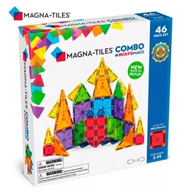 Magna-Tiles 磁力积木-MicroMAGS 组合套装 46片