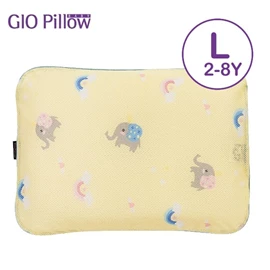 韓國Gio Pillow 超透氣護頭型 嬰兒枕頭-L碼 派對小象