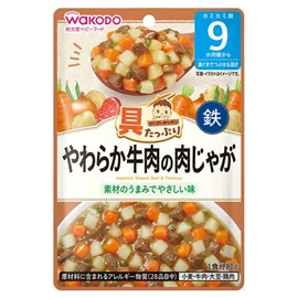 日本和光堂 便利即食餐包-嫩牛肉炖薯仔 80g