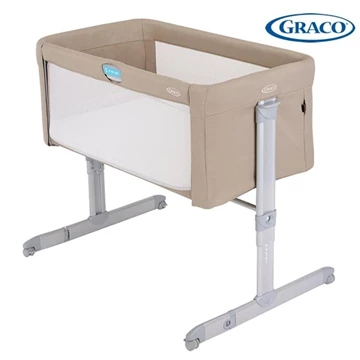 Graco Sweet2Sleep™ Bedside Cot/ Oatmeal