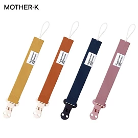 韓國Mother-K 溫柔質感安撫奶嘴鍊(多色選)