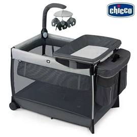 Chicco Lullaby Zip 多功能豪华游戏婴儿床/ Driftwood