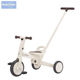Kids Star Slide 4合1 平衡三輪車/ 珍珠白