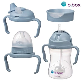 澳洲b.box 全阶段奶瓶学饮杯套装/ 海洋蓝