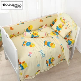 【Casablanca】嬰兒床 2件套(床單連枕袋)-B Duck