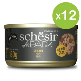 Schesir After Dark 全階段貓主食罐/ 雞肉配方 80g X 12罐