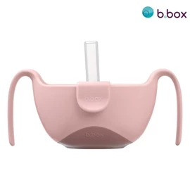 澳洲b.box Sip + Snack 多功能餐碗/ 粉紅