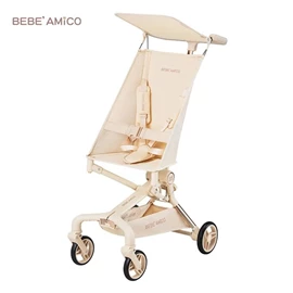 Bebe Amico Z1 輕巧口袋手推車/ 奶霜奶茶