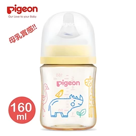 日本Pigeon 母乳實感寬口徑PPSU奶瓶-160ml 叢林探險