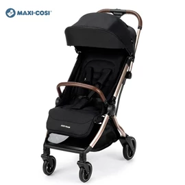 荷蘭Maxi Cosi Eva3 自動收摺手推車/ 香檳黑