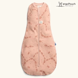 澳洲ergoPouch Cocoon 有機棉二合一舒眠包巾-1.0TOG Elephant parade