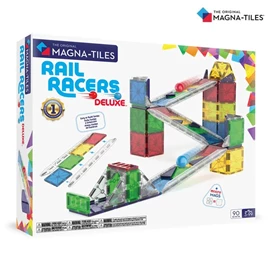 Magna-Tiles 磁力積木-賽道滑行豪華套裝 90片
