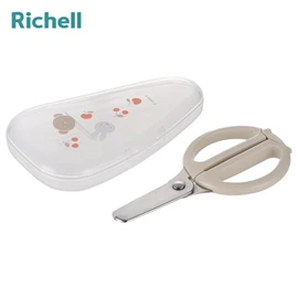 日本Richell 不锈钢辅食剪连收纳盒/ Miffy