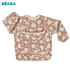法国BEABA 2合1 多功能饭衣(可拆袖)-Savannah bloom