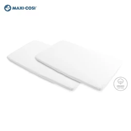 荷兰Maxi Cosi Calao Light / Iris² 有机棉婴儿床单/ 两件装