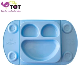 英国Tidy Tot EasyMat Mini 矽胶吸盘式餐盘/ 蓝色花园