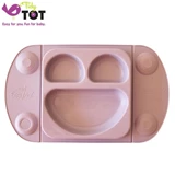 英國Tidy Tot EasyMat Mini 矽膠吸盤式餐盤/ 玫瑰花園