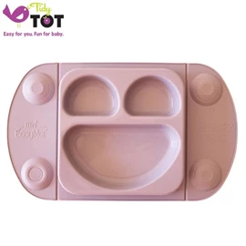 英国Tidy Tot EasyMat Mini 矽胶吸盘式餐盘/ 玫瑰花园