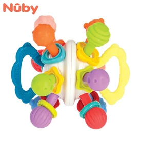 美国Nuby 扭扭触觉球牙胶玩具