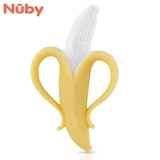 美國Nuby NanaNubs 全矽膠香蕉型牙膠