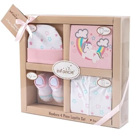 infancie 初生嬰兒4件裝禮盒-獨角獸