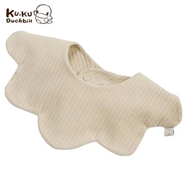 台灣KuKu Duck 竹纖羅紋造型圍兜(多色選)