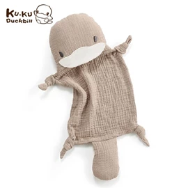 台灣KuKu Duck 寶寶多功能安撫巾/ 酷鴨棕