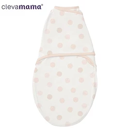 爱尔兰 Clevamama ClevaSleep 纯棉包巾/ 粉红圆点