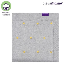 愛爾蘭 Clevamama 針織絨球嬰兒毯(多色選)