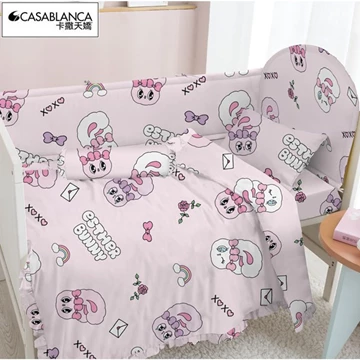 【Casablanca】嬰兒床上用品套裝(12件裝)-Esther Bunny