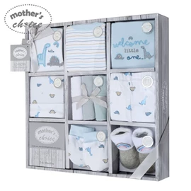 Mother's Choice 初生嬰兒10件裝禮盒-藍色恐龍