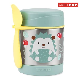 美國Skip Hop 可愛動物園保溫食物壺/ 刺蝟 325ml