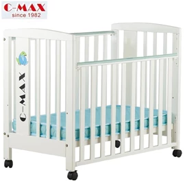 C-MAX 標準嬰兒床 #501 (附送3吋床褥) (兩色選)