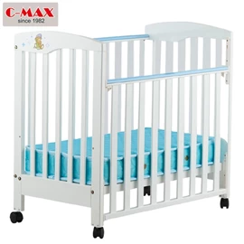 C-MAX 標準嬰兒床 #701-S OSM (附送4吋床褥)-白色