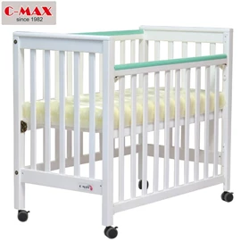 C-MAX 標準嬰兒床 #895 (附送3吋床褥)-白色