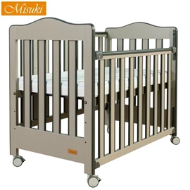 Misuki 生態系列嬰兒床#ECO-1 (附送8cm床褥) (四色選)