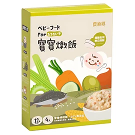 農純鄉 寶寶燉飯/ 龍膽石斑櫛瓜燉飯 150g X 4入